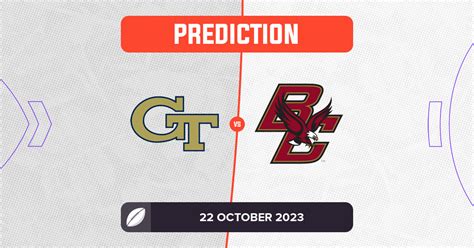 Georgia Tech vs Boston College Prediction: A Clash of ACC Coastal Titans
