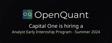 Capital One Analyst Internship Program: A Gateway to Success
