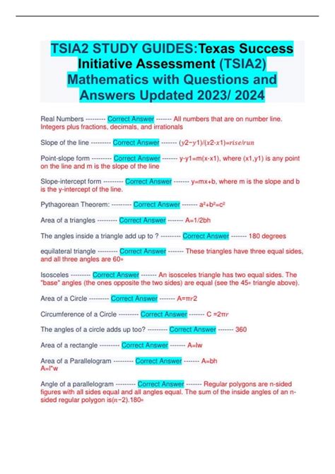 TSIA2 Study Guide: Ace Your Assessment with Confidence