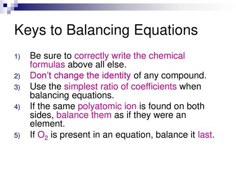 Coefficient Chemistry: Unraveling the Numerical Keys to Chemical Reactions