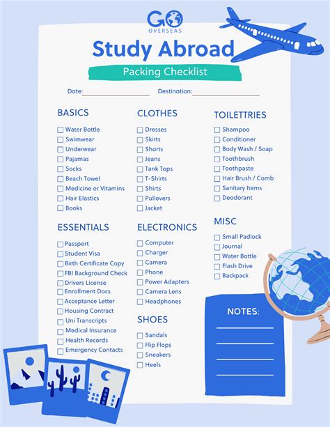 What to Pack: The Ultimate Europe Study Abroad Checklists