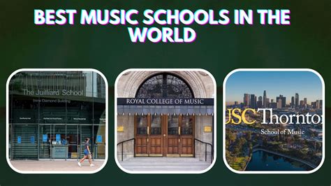 Best Music Schools in the US Top 10 Music Schools in the US Factors to Consider When Choosing a Music School Reputable Music Schools in Different Regions of the US Benefits of Attending a Music School Conclusion