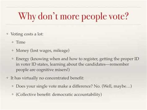 AP Gov Unit 5 Vocab: Rational Choice Voting