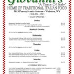 Giovanni’s Sophia WV Menu: A Culinary Journey to Italian Delights Why Giovanni’s Sophia WV Menu Matters Common Mistakes to Avoid Tables to Delight Pain Points and Motivations Conclusion