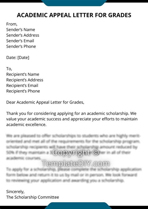 Academic Appeal Letter: A Comprehensive Guide to Turn Failure into Success