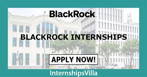 Black Rock Internships: Elevate Your Career with a Powerhouse in Finance