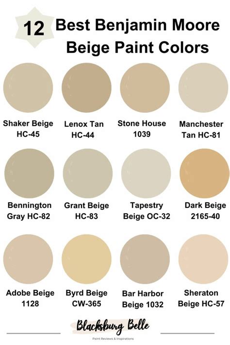 Best Beige Colors Benjamin Moore