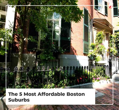 Affordable Boston Suburbs: A Guide to Living Well on a Budget Tips for Finding an Affordable Boston Suburb Featured Affordable Boston Suburbs Conclusion