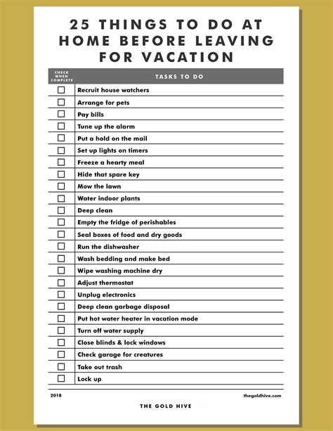 Things to Do Before Going on Vacation: The Ultimate Checklist for a Relaxing Getaway 1. Pack Smartly and Efficiently 2. Secure Your Home and Belongings 3. Arrange for Travel and Accommodation 4. Plan Your Itinerary and Activities 5. Stay Healthy and Prepared 6. Handle Finances and Budgeting 7. Connect and Stay Organized 8. Relax and Enjoy Your Vacation