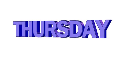 What is the Date Next Thursday?