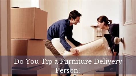 Do You Tip Sofa Delivery?