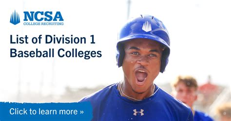 Division 1 Baseball Colleges: A Comprehensive Guide to the Top Programs