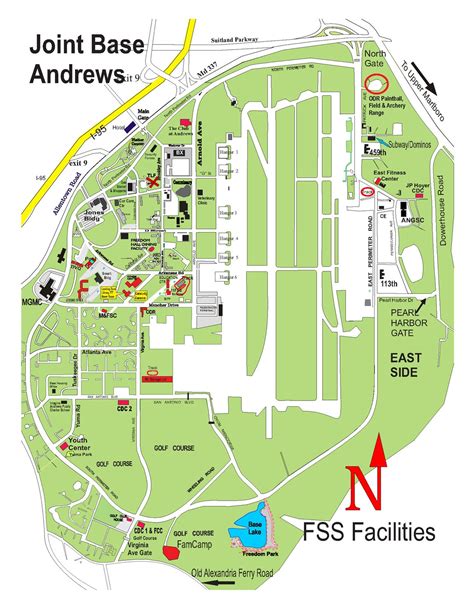 Map of Joint Base Andrews: A Comprehensive Guide to the Air Force Base