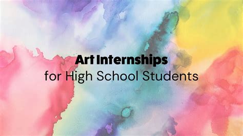 Art Internships DC: Unleash Your Creative Potential in the Nation’s Capital