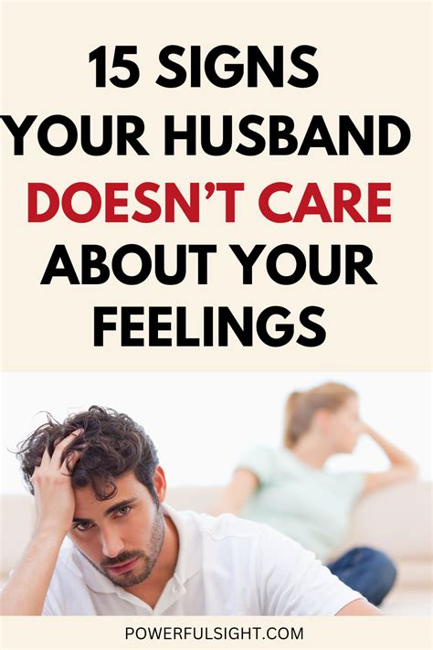 My Husband Doesn’t Care About My Feelings