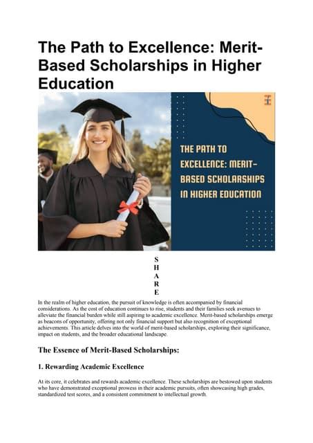 USD Merit Scholarships: Uncover the Path to Excellence