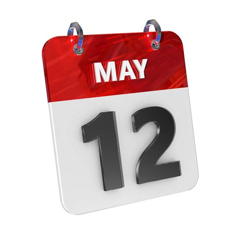 When is May 12?