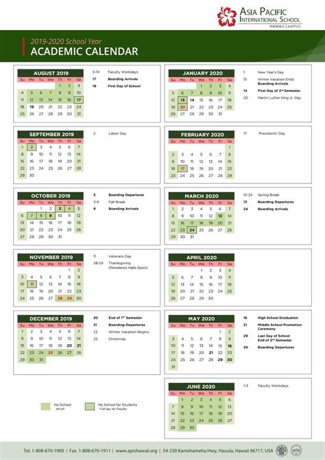 Hawaii Pacific University Calendar: A Comprehensive Guide