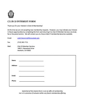 Leadership Positions Interest Form for LCUB