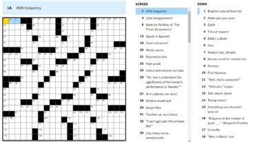 Yale of Yale University NYT Crossword