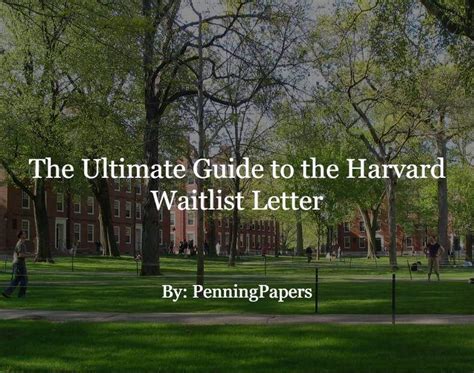 Harvard Waitlist 2028: Everything You Need to Know