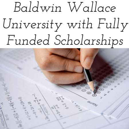 Baldwin Wallace Scholarships: A Comprehensive Guide to Funding Your Education
