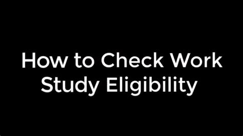 How to Check Work Study Eligibility at Duke