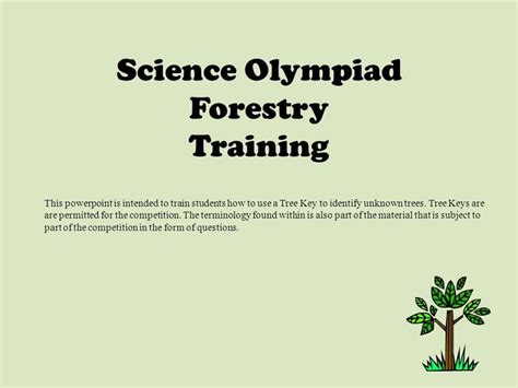 Forestry Science Olympiad: Unravel the Enigmas of the Sylvan Realm