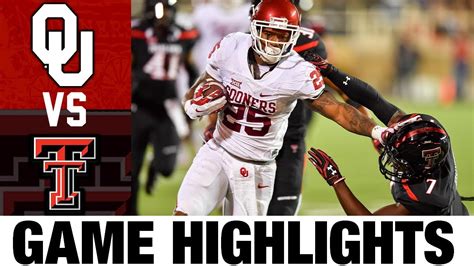 OU vs. Texas Tech: A Rivalry of Tradition and Passion