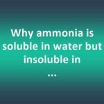 Is Benzene Insoluble in Water