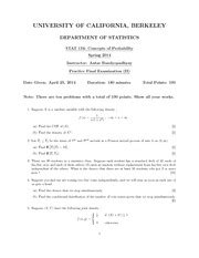 STAT 134 Berkeley: Unraveling the Mysteries of Statistics