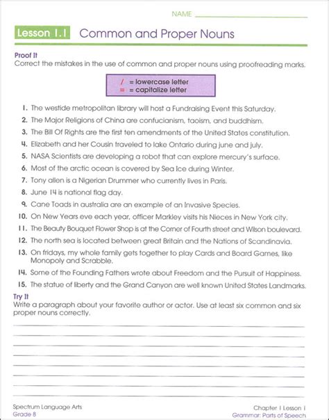 Spectrum Language Arts Grade 8 Answer Key: Master Your ELA Skills