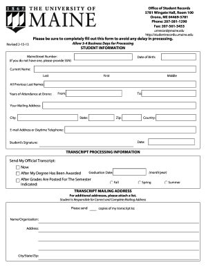 UMAINE Transcript Request: A Comprehensive Guide