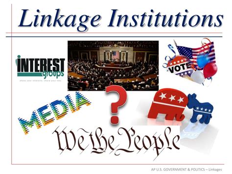 Linkage Institutions: Definition and Impact