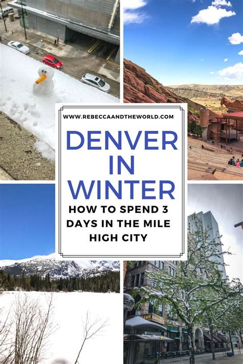 Denver in the Winter: A Guide to the Mile High City’s Winter Delights