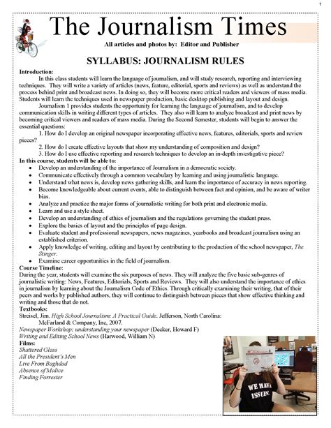 High School Journalism: Sub-Assignment Ideas That Will Elevate Your Skills