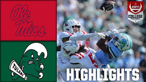 Tulane Green Wave Defeats Ole Miss Rebels in High-Scoring Affair
