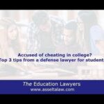 Being Accused of Cheating: A Personal and Legal Exploration