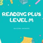 Reading Plus Answer Key Level M