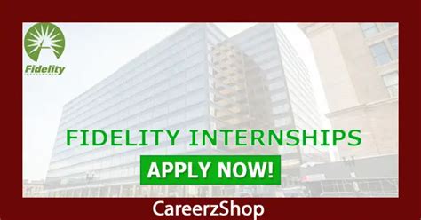 Securing a Top-Tier Fidelity Finance Internship: A Comprehensive Guide