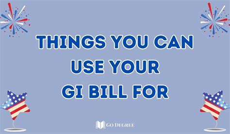 Coolest Things You Can Use Your GI Bill For