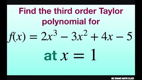 3rd Degree Taylor Polynomial: A Revolutionary Tool in Mathematical Approximation