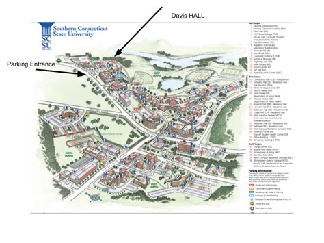 Map of Southern Connecticut State University
