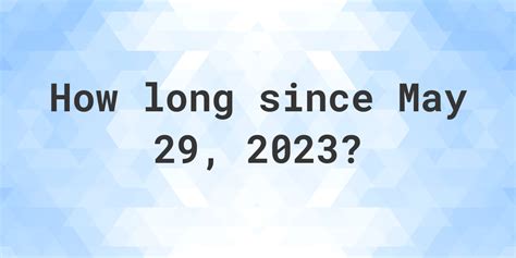 How Many Days Since May 10?