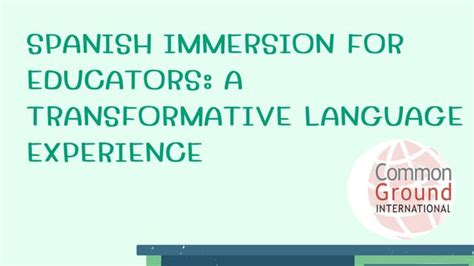 Bold Immersion Program: A Transformative Language Learning Experience