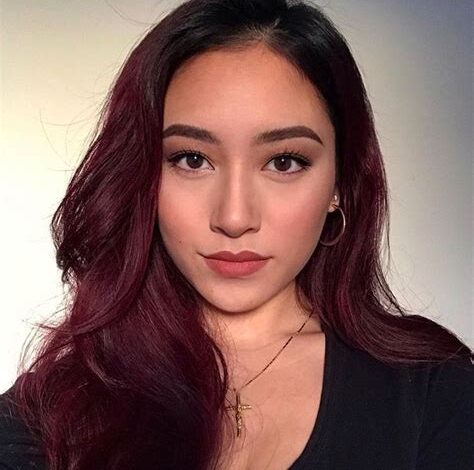 Dark Red Asian Hair: A Mesmerizing Embrace of Crimson and Ebony