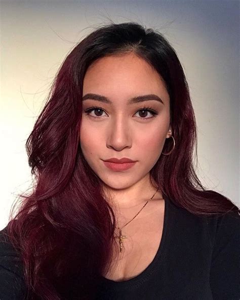 Dark Red Asian Hair: A Mesmerizing Embrace of Crimson and Ebony