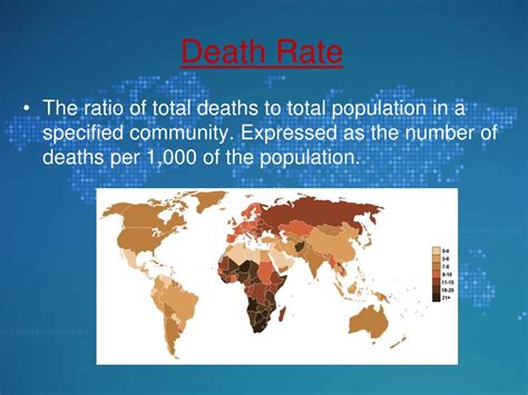 Definition of Death Rate in Geography