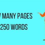 How Many Pages is 250 Words?