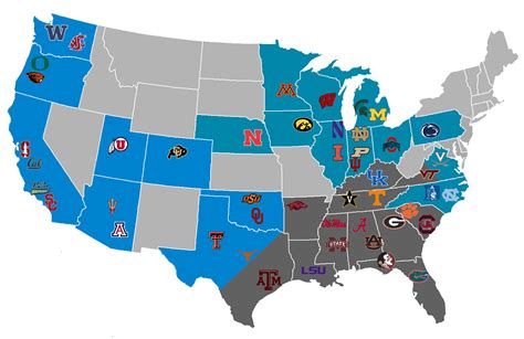 Big 10 Schools on a Map: A Comprehensive Overview